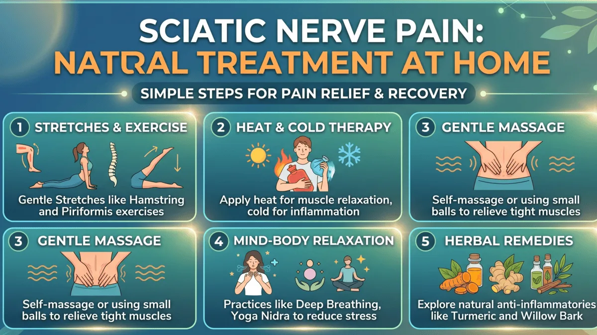 Sciatic Nerve Pain Natural Treatment at Home