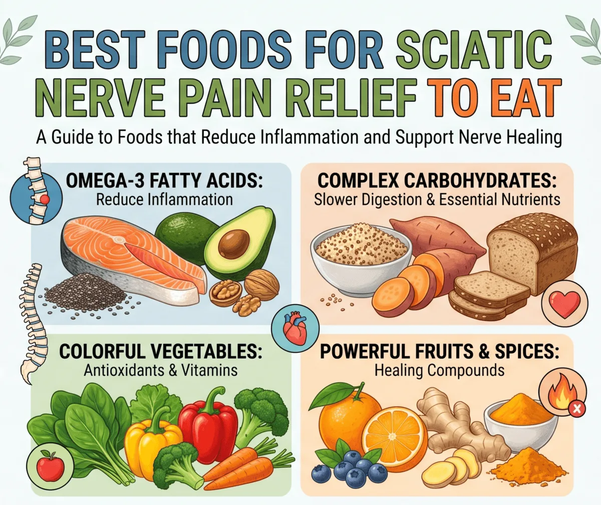 Best Foods for Sciatic Nerve Pain Relief to Eat